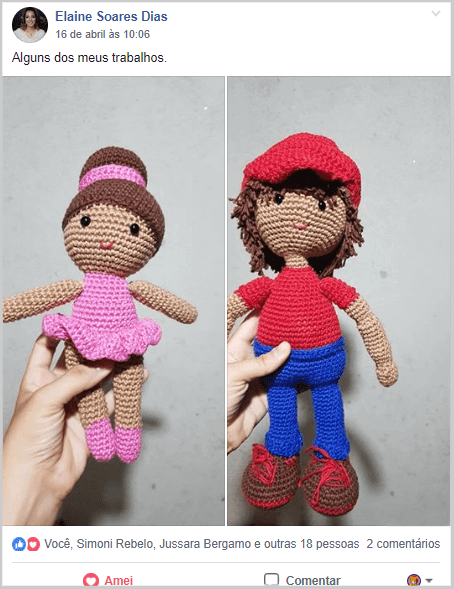Amigurumis personagens